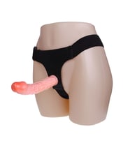 LilituShop 20 cm Belden Bağlamalı İçi Dolu Strapon Penis
