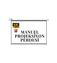 100x100 Projektör Perdesi, Zincirli, Kolay Kurulum ve Yüksek Performans