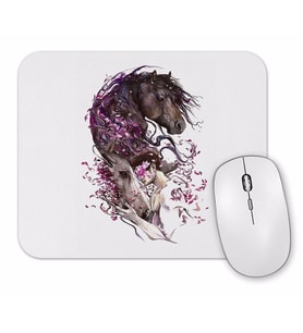 Cavalo E O Homem Mouse Pad