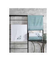 Cotton Box Colorful 4 Parça Hamam Havlu Seti-Mint Beyaz (Mint Yeşili)