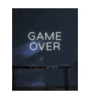 GAME OVER Yazılı Neon Tabela