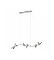Augusta Sıralı Yemek Masası Avize RA-AVZ- 4895-37-81 (Krom)