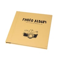 Nobbystar 36 Sayfa Yapışkanlı Fotoğraf Makinesi Temalı Fotoğraf Albümü - 24x24cm