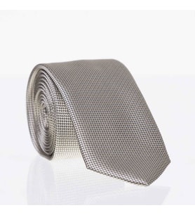 Açık Gold Slim Fit Düz Renk Dokuma Kravat / DDK-15 (Renksiz)