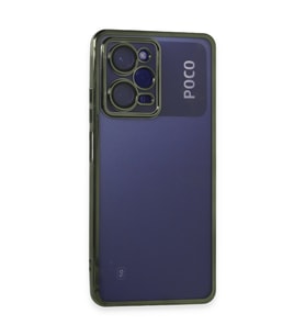 Poco X5 Pro 5G Kılıf Razer Lensli Silikon - Yeşil