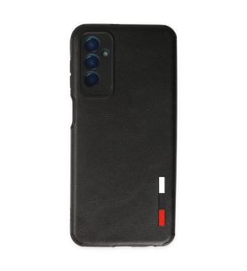 Samsung Galaxy M13 Kılıf Loop Deri Silikon - Siyah
