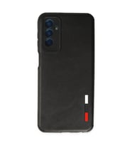 Samsung Galaxy M13 Kılıf Loop Deri Silikon - Siyah