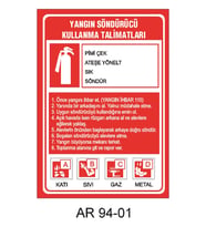 İŞ GÜVENLİĞİ UYARI LEVHASI 1 ADET PVC 21 X 29CM