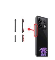 Redmi Note 13 Pro 5G Açma Kapama Ve Yan Ses Tuşu Plastik Düğme 2312DRA50G 2312DRA50C Uyumlu