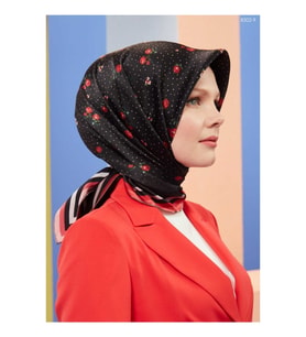 ARMİNE İPEK EŞARP 8502D (TWİLL)-09