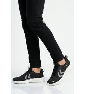 Hummel Siyah Fileli Hafif Esnek Unisex Spor Ayakkabı 900897 Hml Solar Performance II