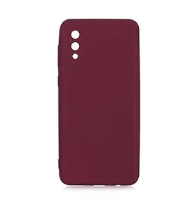 Coverzone Samsung Galaxy A02 ?le Uyumlu K?l?f Z-Mara Lansman Vieri Tam Koruma Arka Kapak Kamera Koruma �?k?nt?l? P�r�zs�z Y�zey Mor