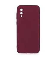 Coverzone Samsung Galaxy A02 ?le Uyumlu K?l?f Z-Mara Lansman Vieri Tam Koruma Arka Kapak Kamera Koruma �?k?nt?l? P�r�zs�z Y�zey Mor
