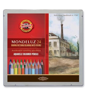 Koh-i-Noor Mondeluz Aquarell Sulu Boya Kalem Seti 24lü Landscape
