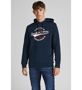 Jack & Jones Erkek Kapüşonlu Sweatshirt - 12189736 (Lacivert)