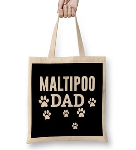 Maltipoo Dad 02 Bez Çanta Uzun Saplı
