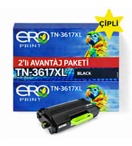 TN-3617XL / Brother HL-L6415DN Çipli Muadil Toner - 2'li Avantaj Paket