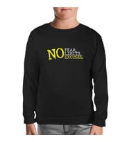 No Fear No Limits No Excuses Siyah Çocuk Sweatshirt