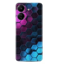Xiaomi Redmi 13c Kılıf Desenli Silikon Platinium Series Petek 1825