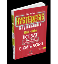 Hysteresis Kaymakamlık İktisat Tüm Yıllar 1991 2025 Çıkmış Sorular Dizgi Kitap