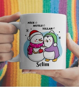 İsimli Yılbaşı Kupası Kişiye Özel