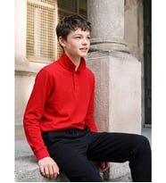 LCW Kids Kırmızı Polo Yaka Erkek Çocuk Pike Tişört