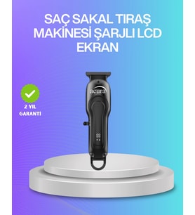 Mey İthalat® Saç Sakal Vücut İçin Çok Amaçlı Kablosuz Tıraş Makinesi