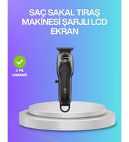 Mey İthalat® Saç Sakal Vücut İçin Çok Amaçlı Kablosuz Tıraş Makinesi