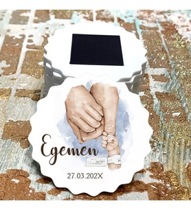 Magnet Hediyelik - Erkek Çocuk / Bebek Hoş geldin Bebek Hatırası Magnet