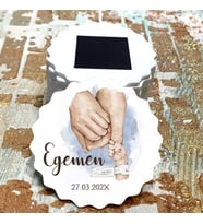 Magnet Hediyelik - Erkek Çocuk / Bebek Hoş geldin Bebek Hatırası Magnet