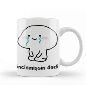 Ne Dedi incinmişsin Dedi Komik 02 Kupa Bardak Porselen