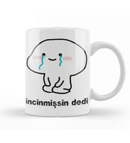 Ne Dedi incinmişsin Dedi Komik 02 Kupa Bardak Porselen