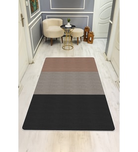Modern Desenli Dijital Baskı Kaymaz Taban Halı H0203