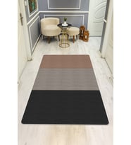 Modern Desenli Dijital Baskı Kaymaz Taban Halı H0203
