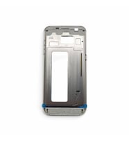 G935 Orta Kasa Galaxy S7 Edge Uyumlu Beyaz Renk Orta Kasa Çerçeve + Ses Açma ON OFF Tuş Plastik Kamera Camı Gümüş