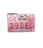Pembe Panter Pink Panther Oyuncak Karakter Figür Seti 5li (Çok Renkli)