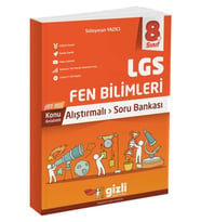 Gizli Yayınları 8. Sınıf Fen Bilimleri Lgs Alıştırmalı Soru Bankası