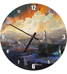 Cakatablo Disco Elysium Sanat Eseri Aleksander Rostov Oyun Sanat Duvar Saati
