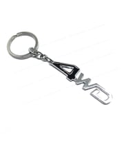 4Wd Metal Oto Anahtarlık Siyah Krom