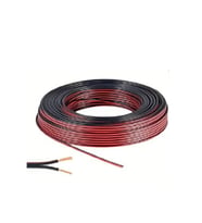 Pawer Hoparlör Kablosu 2x1.50 mm TTR Kablo Siyah 100 Metre (Siyah-Kırmızı)