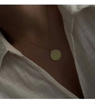Kişiye Özel 925 Ayar Gümüş Tasarım Anne Temalı Kolye (Gold) Anneler Günü Özel Hediye Takı
