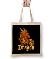Awesome Papa Dragon Fearsome Dragon Fantasy Dad Bez Çanta Uzun Saplı