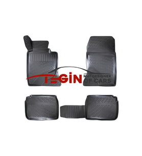 Mercedes E Serisi W124 3D Havuzlu Paspas 1993 Siyah
