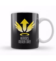 Mercy Heroes Never Die Logo Overwatch Kupa Bardak Porselen