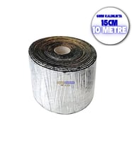 Araç Oto Ses Isı Yalıtım Bandı Folyolu Kauçuk Sünger 15cmx10metre 6mm Yapışkanlı