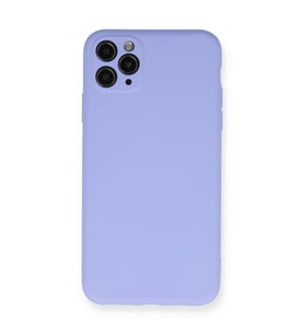 Iphone 11 Kılıf Nano Içi Kadife Silikon - Lila