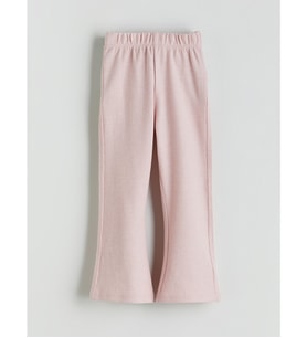LCW Kids Pembe Beli Lastikli İspanyol Paça Kız Çocuk Tayt