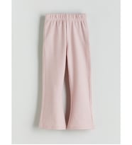 LCW Kids Pembe Beli Lastikli İspanyol Paça Kız Çocuk Tayt