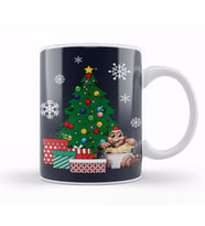 Baby Sincalir Around The Christmas Tree Dinosaurs Kupa Bardak Porselen