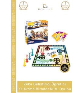 #KızmaBirader Eğitici Aile Strateji Zeka Geliştiren Eğlenceli Parti Hediyelik Kızma Birader Kutu Oyu